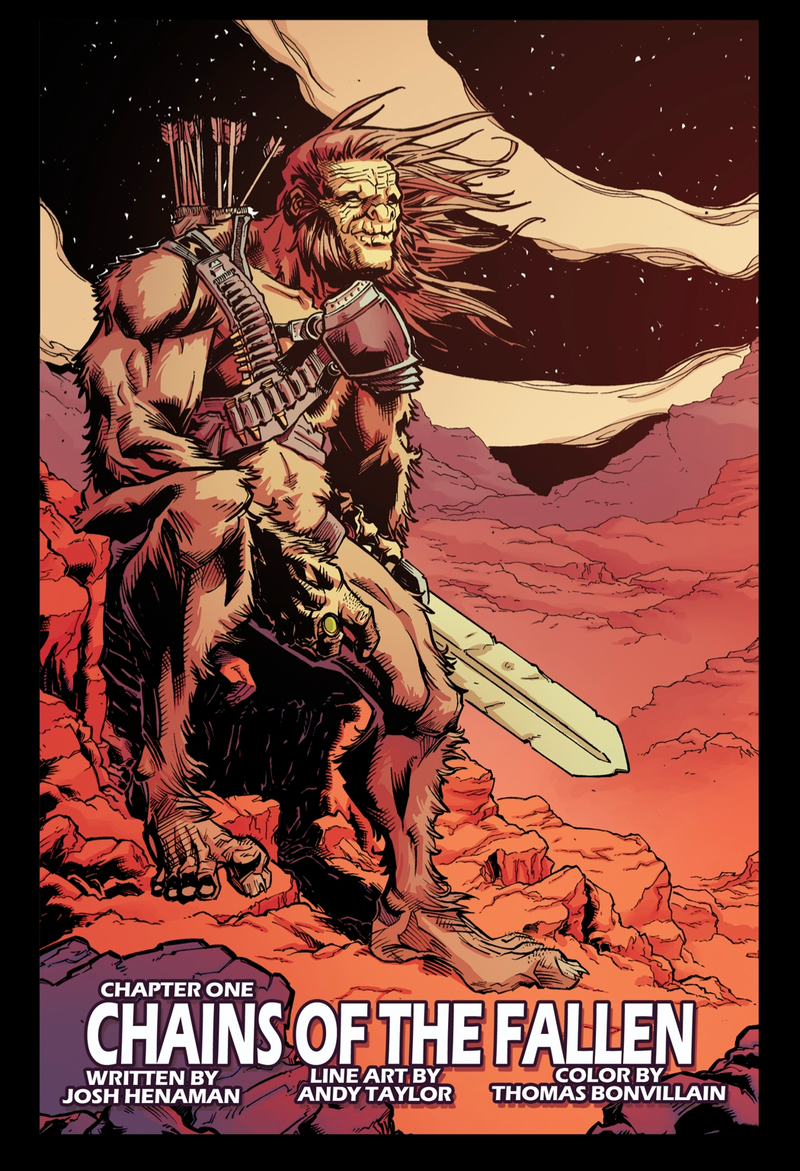 Illustration for article titled Bigfoot with a Sword on Mars = Best Comic Book Premise This Month